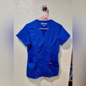 Grey's Anatomy Royal Blue Scrub Top